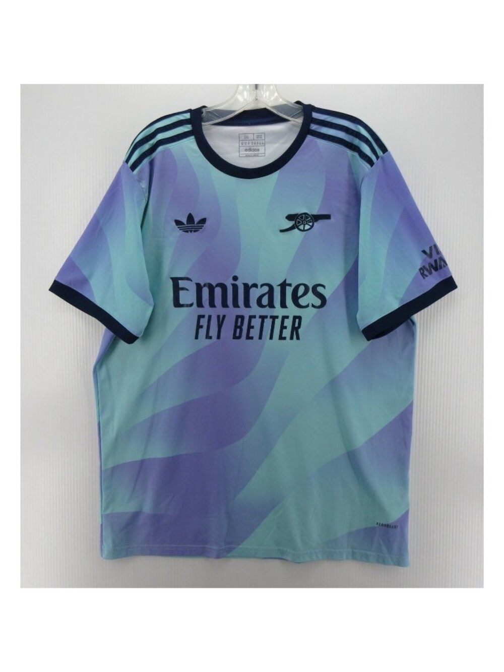 Arsenal FC Jersey XXL Adidas 2024/25 Third Soccer Emirates Fly Slim *